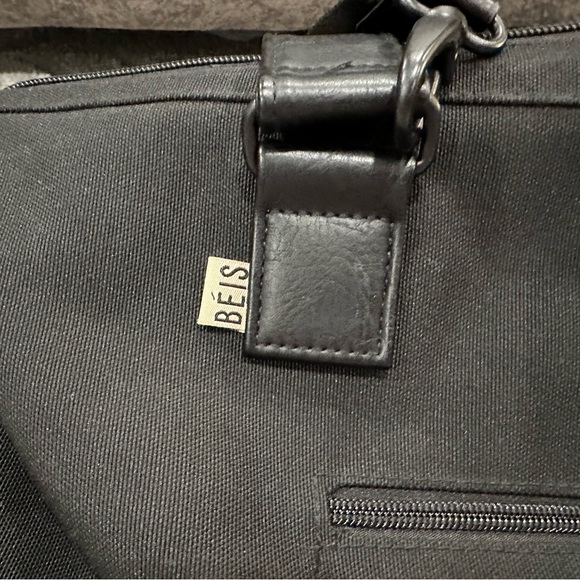 Beis The Weekender Black Bag with Shoulder Strap - Picture 2 of 11